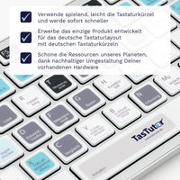 Thumbnail for Lightroom Tastaturaufkleber Nahansicht für PC/MAC mit deutschen Shortcuts/Tastaturbefehlen/Tastaturkürzeln | TasTutor
