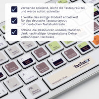 Thumbnail for Reason Tastaturaufkleber Nahansicht für PC/MAC mit deutschen Shortcuts/Tastaturbefehlen/Tastaturkürzeln | TasTutor