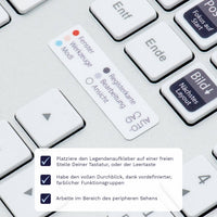 Thumbnail for AutoCAD Tastaturaufkleber Legendenaufkleber für PC/MAC mit deutschen Shortcuts/Tastaturbefehlen/Tastaturkürzeln | TasTutor