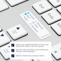 Thumbnail for Photoshop Tastaturaufkleber Legendenaufkleber für PC/MAC mit deutschen Shortcuts/Tastaturbefehlen/Tastaturkürzeln | TasTutor