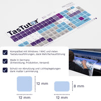 Thumbnail for Pro Tools Tastaturaufkleber Aufkleber Bogen für PC/MAC mit deutschen Shortcuts/Tastaturbefehlen/Tastaturkürzeln | TasTutor