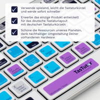 Thumbnail for After Effects Tastaturaufkleber Nahansicht für PC/MAC mit deutschen Shortcuts/Tastaturbefehlen/Tastaturkürzeln | TasTutor