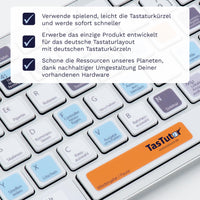 Thumbnail for Blender Tastaturaufkleber Nahansicht für PC/MAC mit deutschen Shortcuts/Tastaturbefehlen/Tastaturkürzeln | TasTutor