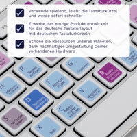 Thumbnail for Vegas Pro Tastaturaufkleber Nahansicht für PC mit deutschen Shortcuts/Tastaturbefehlen/Tastaturkürzeln | TasTutor