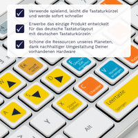 Thumbnail for World of Warcraft Tastaturaufkleber Nahansicht für PC/MAC mit deutschen Shortcuts/Tastaturbefehlen/Tastaturkürzeln | TasTutor