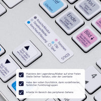 Thumbnail for Edius Tastaturaufkleber Legendenaufkleber für PC mit deutschen Shortcuts/Tastaturbefehlen/Tastaturkürzeln | TasTutor