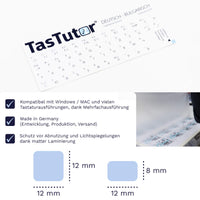 Thumbnail for Bulgarische Tastaturaufkleber Aufkleber Bogen für PC/MAC mit deutschen Shortcuts/Tastaturbefehlen/Tastaturkürzeln | TasTutor