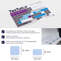 Thumbnail for Media Composer Tastaturaufkleber Aufkleber Bogen für PC/MAC mit deutschen Shortcuts/Tastaturbefehlen/Tastaturkürzeln | TasTutor