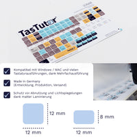 Thumbnail for Sonar Tastaturaufkleber Aufkleber Bogen für PC/MAC mit deutschen Shortcuts/Tastaturbefehlen/Tastaturkürzeln | TasTutor